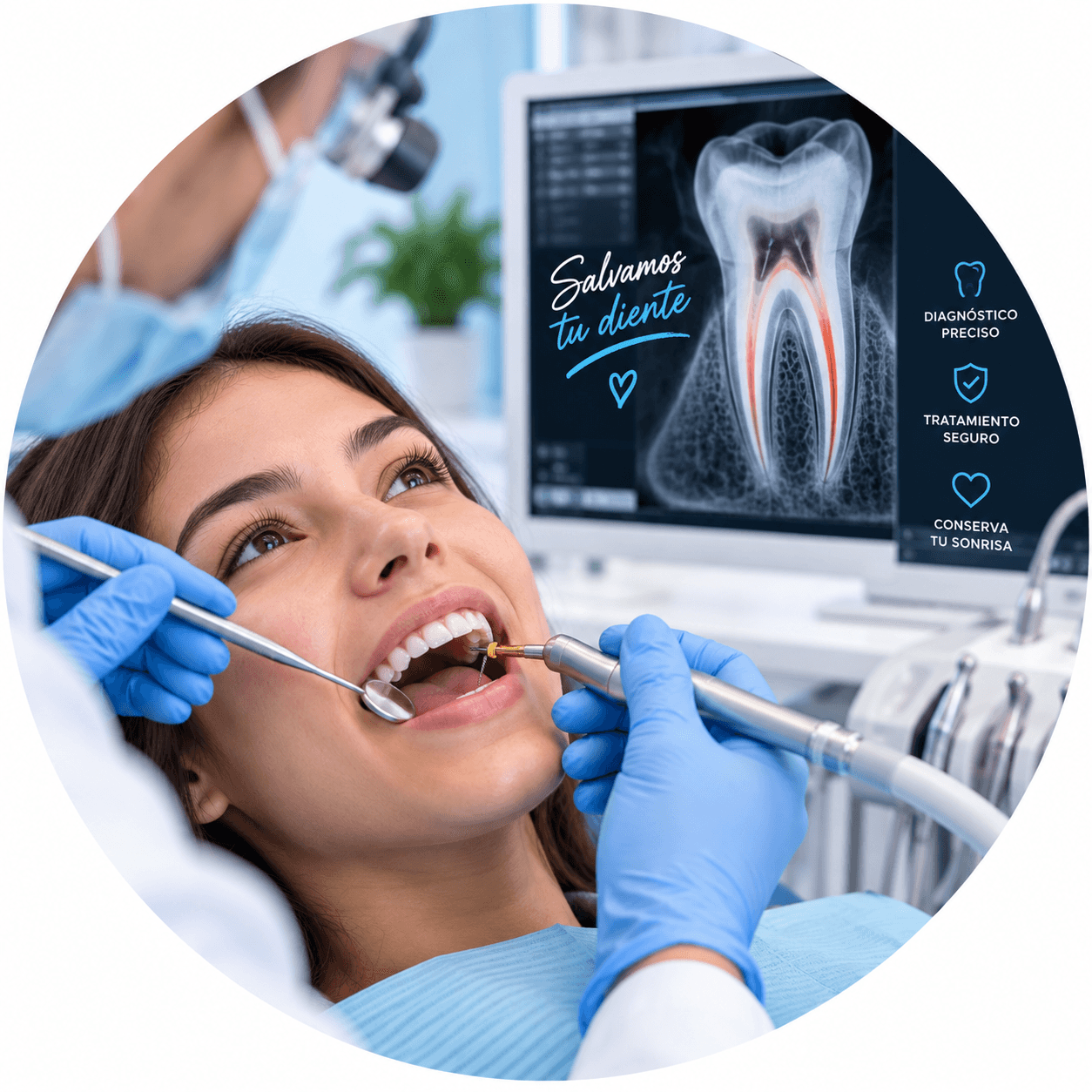 Tratamiento de endodoncia indoloro